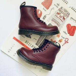 Dr. Martens Core Kids Cherry Red 1460 T Boots